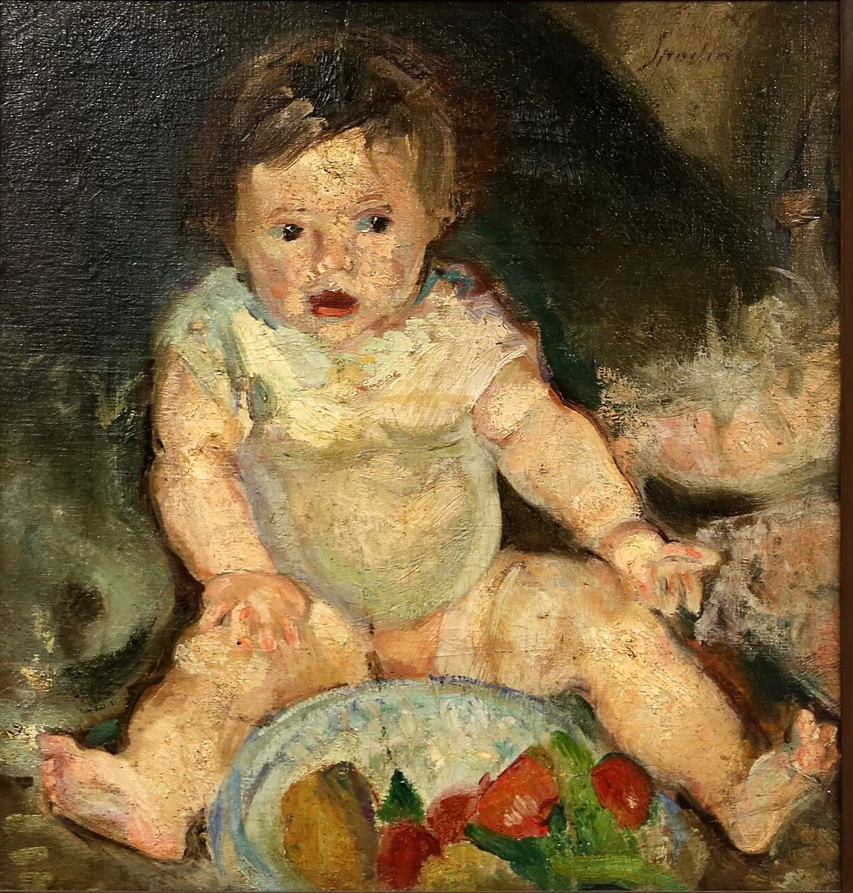 Bambina col piatto di frutta, 1913 - Palazzo del Tè, Mantova